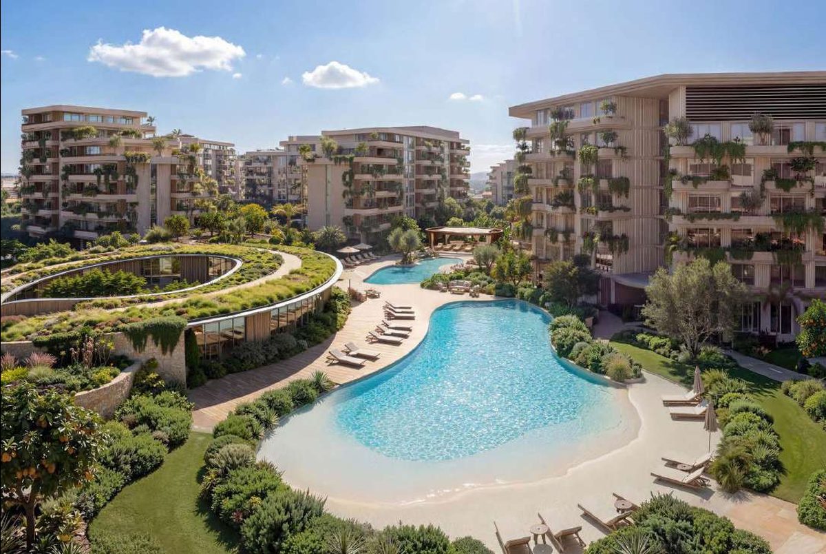 Бассейн курортного типа в Arancia Yards, City of Arabia