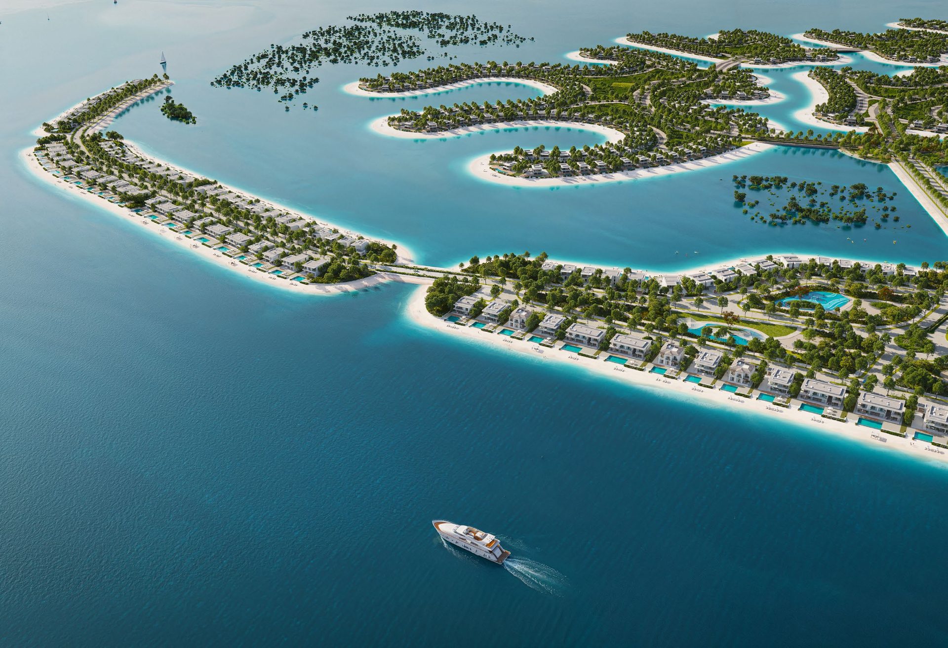 Ramhan Island seen from the open sea