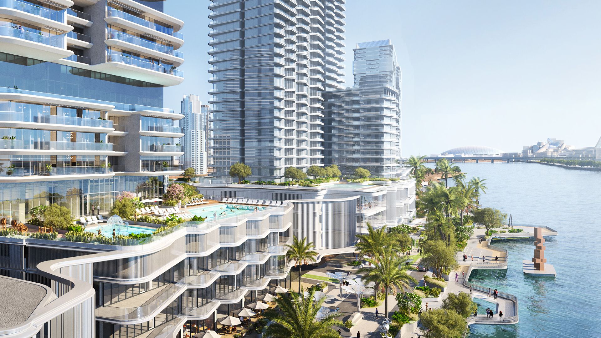 The Artery Residences — Waterfront promenade