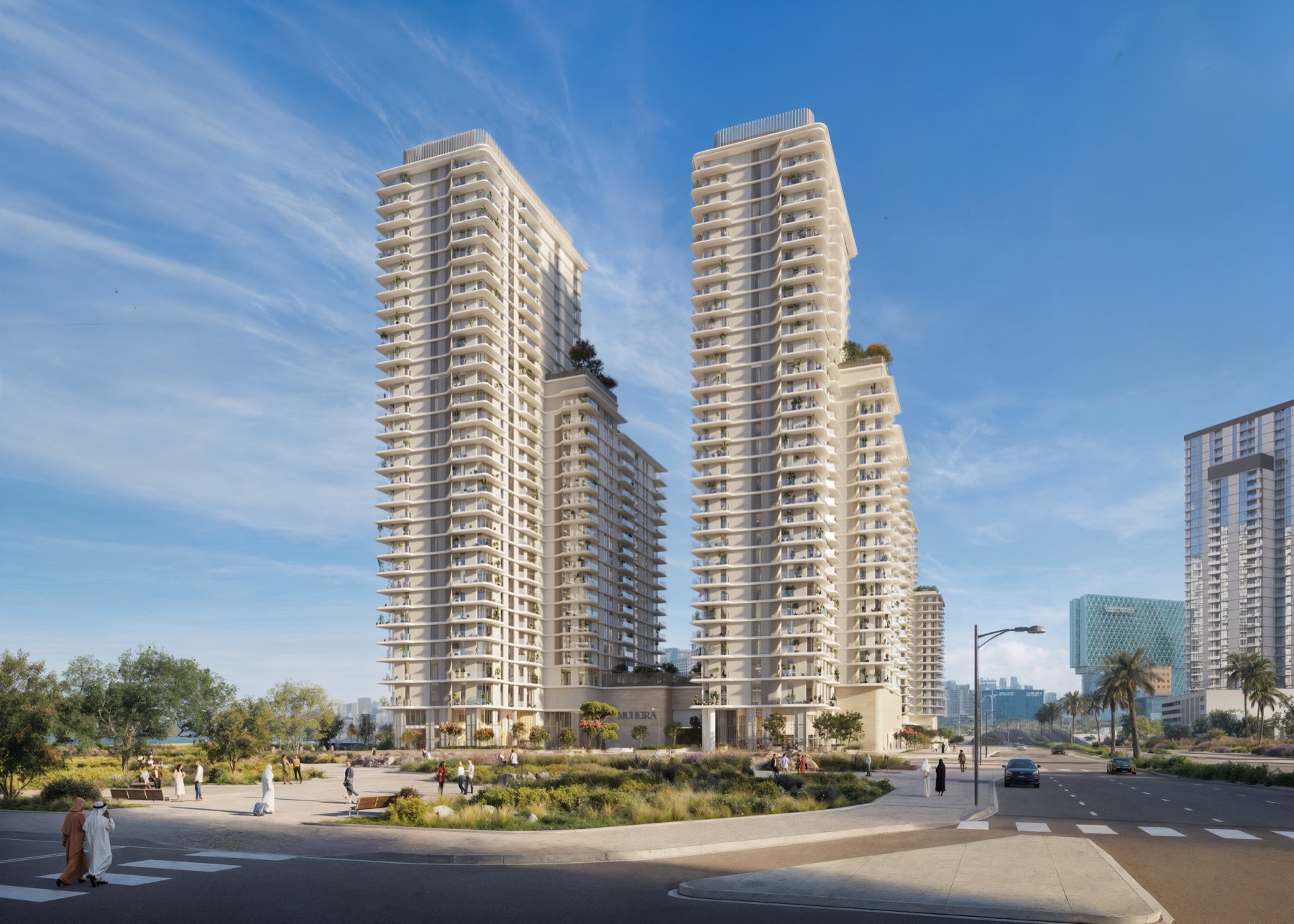 Muheira, a new residential development on Reem Island, Abu Dhabi