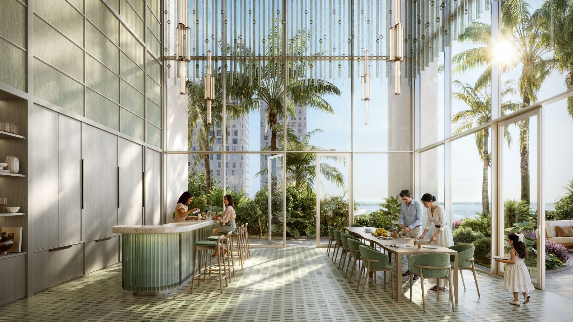Family pavilion at Riviera Residences