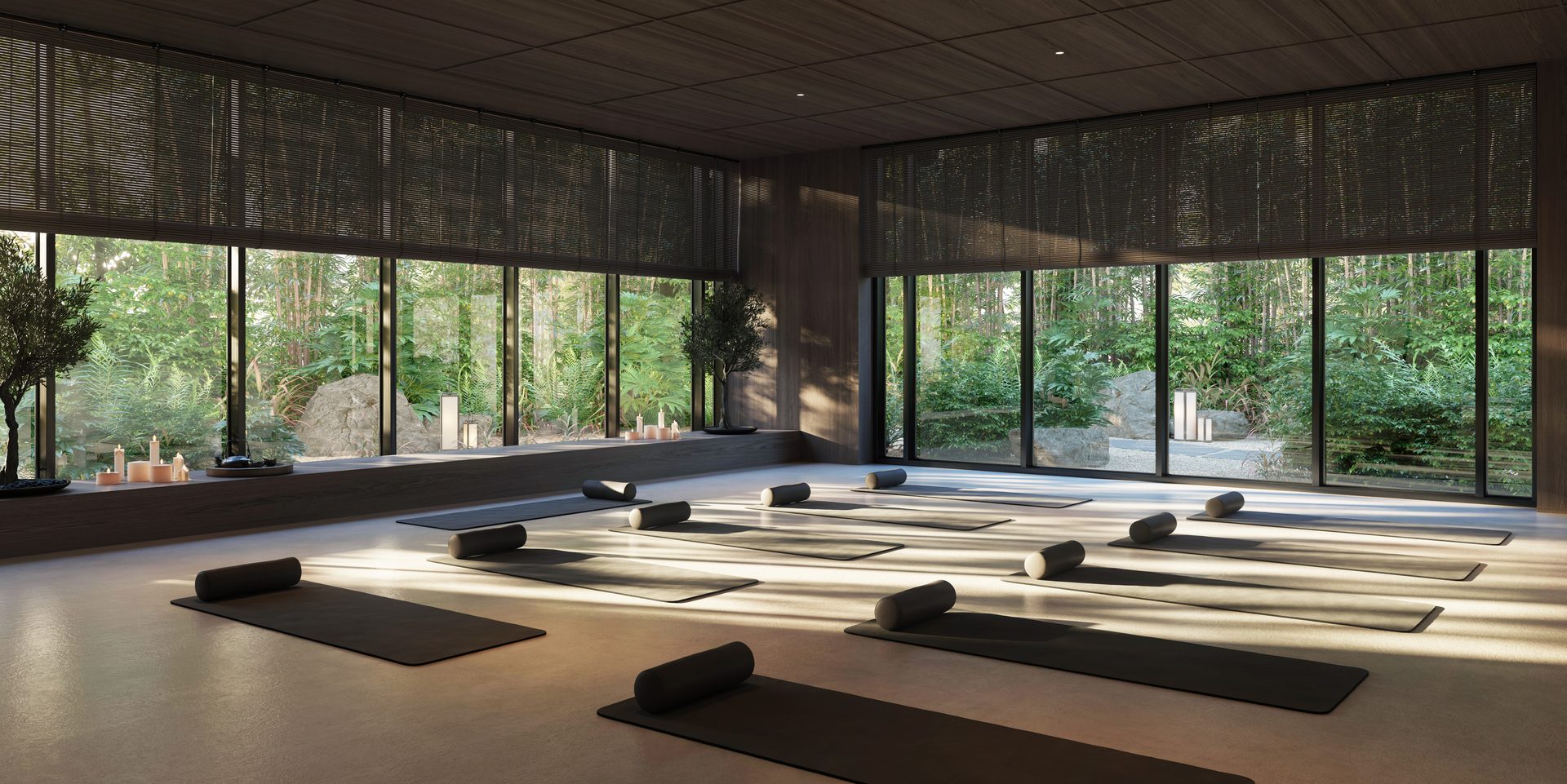 Yoga studio at Sei Saadiyat