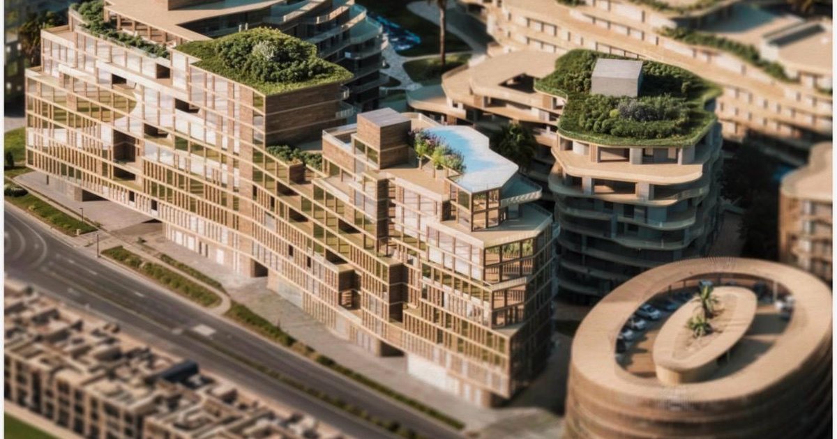 Developer rendering of The Wadi by Reportage on the Yas Canal, not a photograph of a completed building