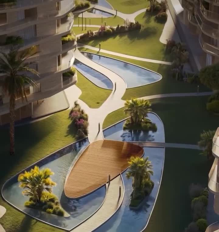 Pool and gardens
