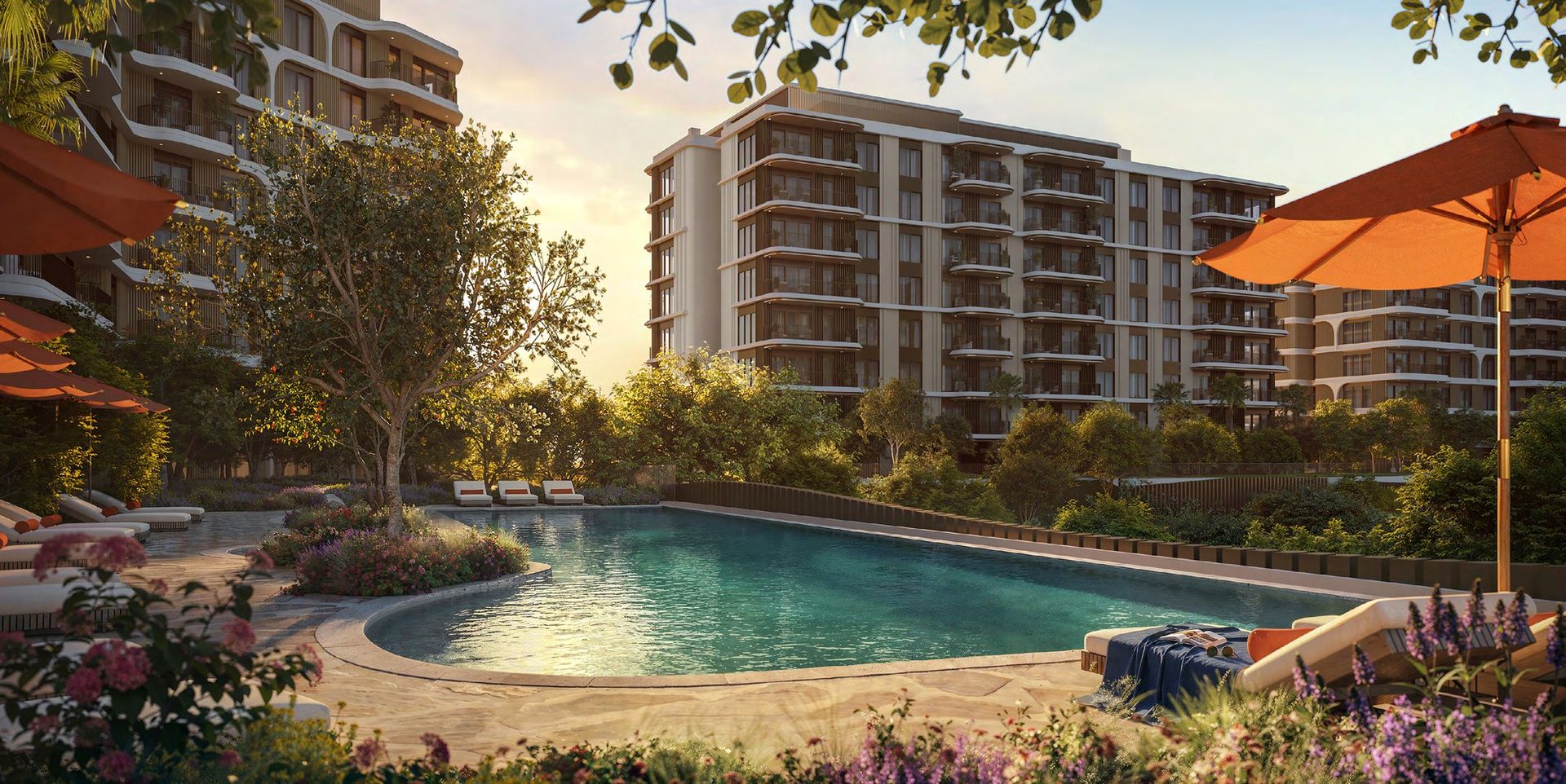 Resort-style pool at The Canopies